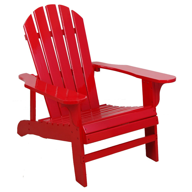 Highland Dunes Kalista Wood Adirondack Chair & Reviews Wayfair